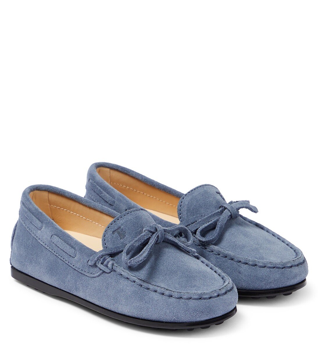 

Замшевые лоферы gommino Tod'S Junior, синий