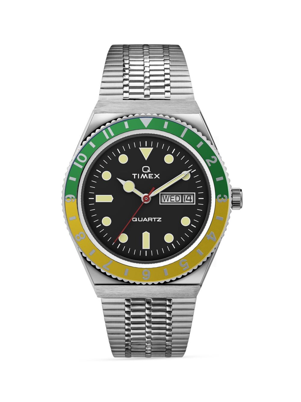 

Часы Q Timex Reissue из нержавеющей стали коричневого цвета 38 мм Timex, серый