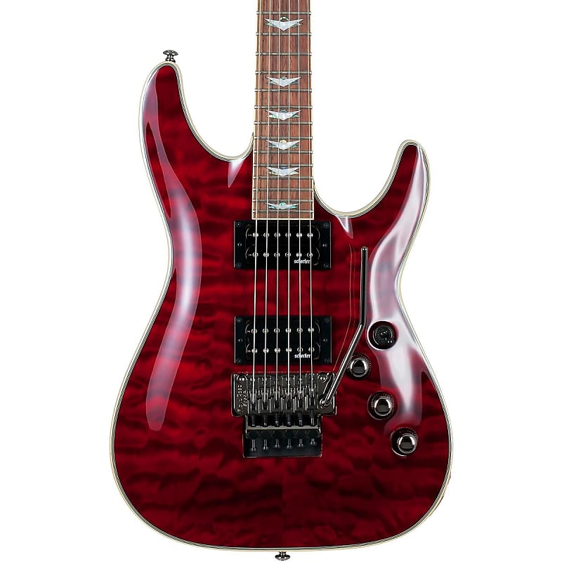 цена Электрогитара Schecter Omen Extreme-6 FR 6 String RH Electric Guitar - Black Cherry