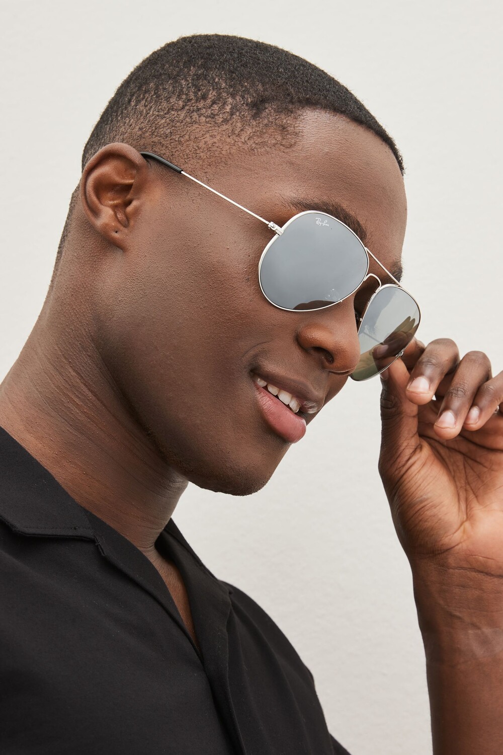 

Солнцезащитные очки-авиаторы Ray Ban XL Ray Ban, серебряный