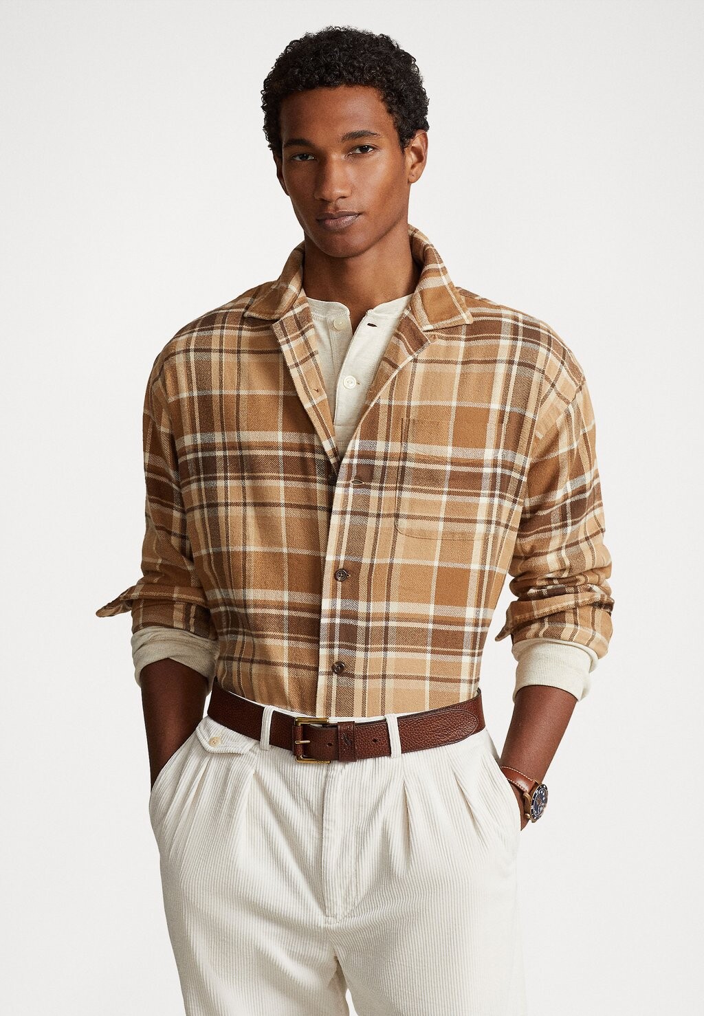 

Рубашка LONG SLEEVE SPORT Polo Ralph Lauren, хаки/коричневый