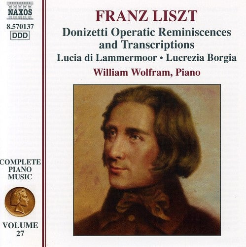 

CD диск Liszt / Wolfram: Donizetti Operatic Reminiscences & Transcription