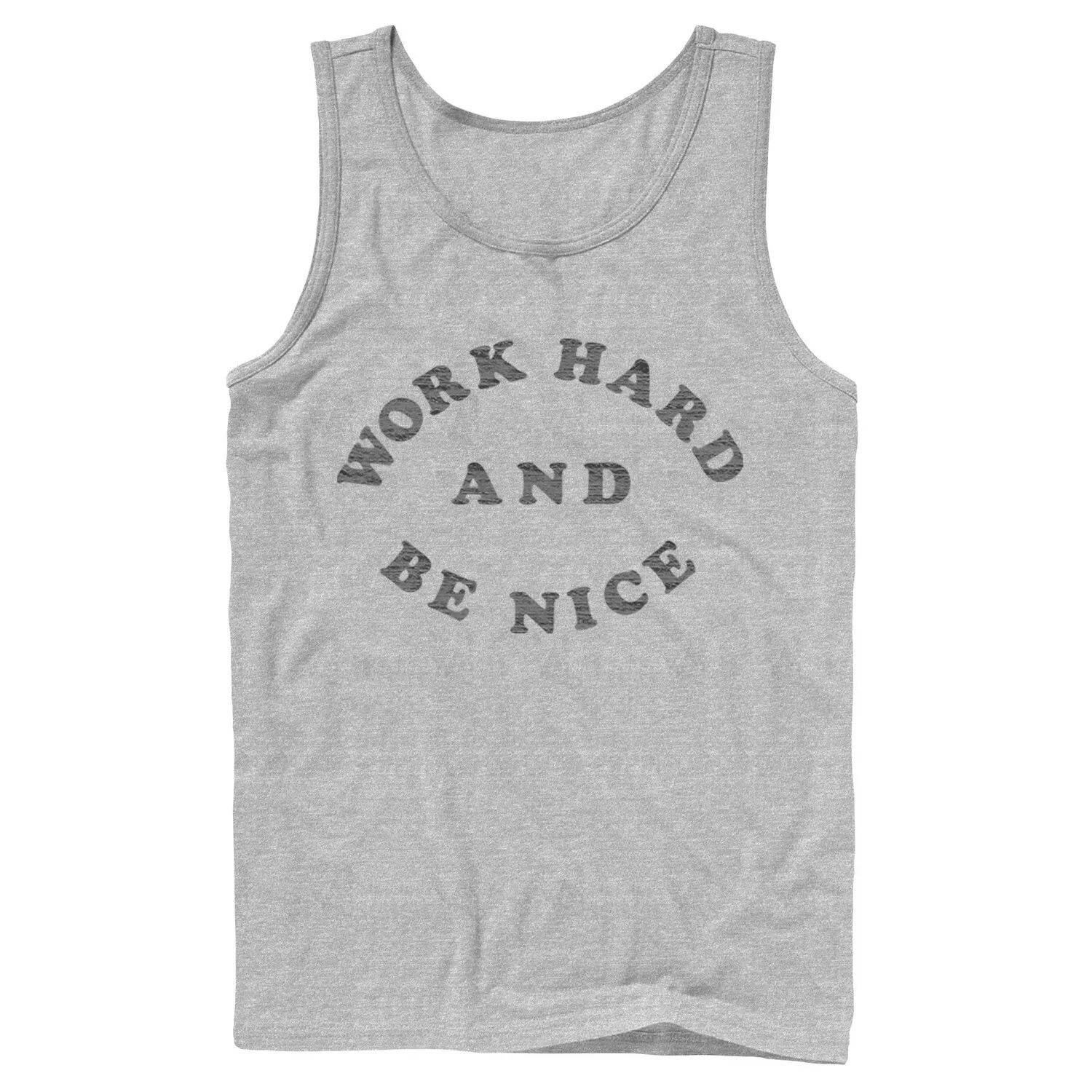 

Мужская майка Fifth Sun Work Hard Be Nice Licensed Character