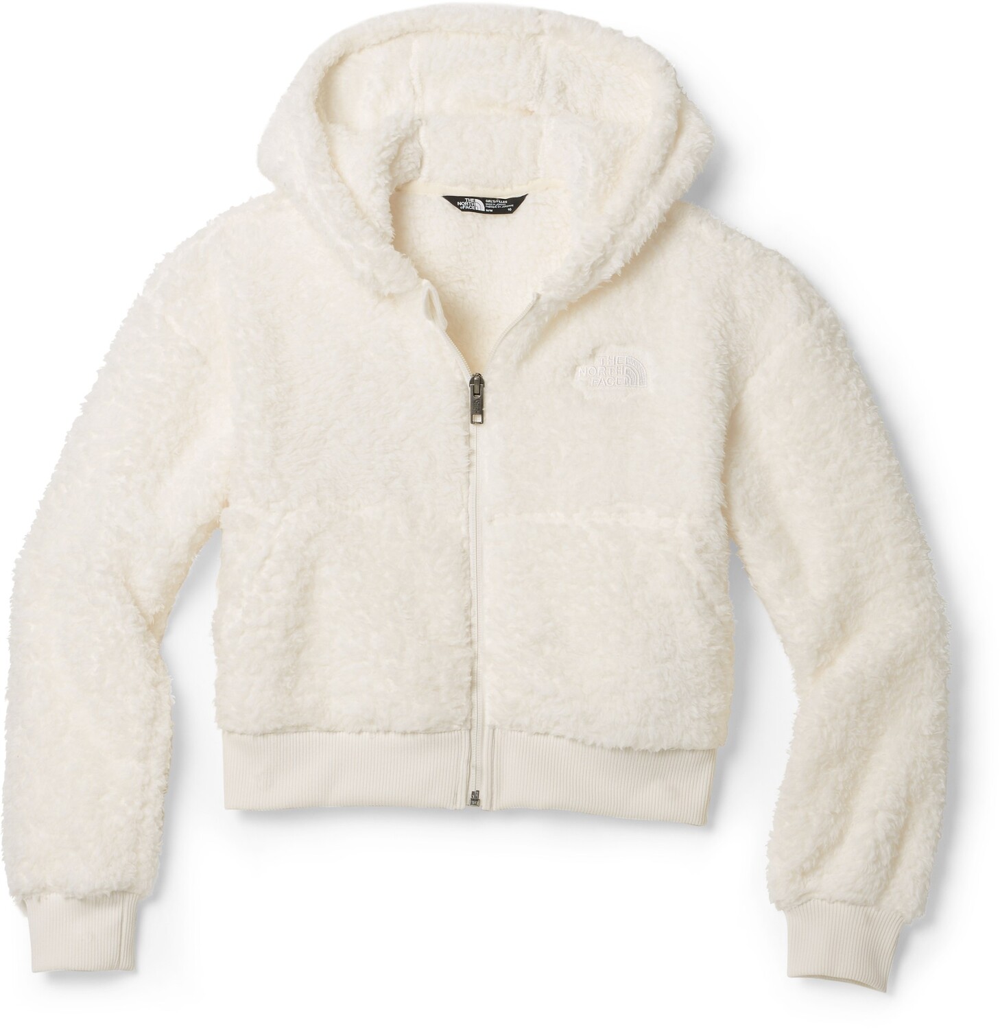 

Куртка Suave Oso с капюшоном и молнией во всю длину - Детская The North Face, белый