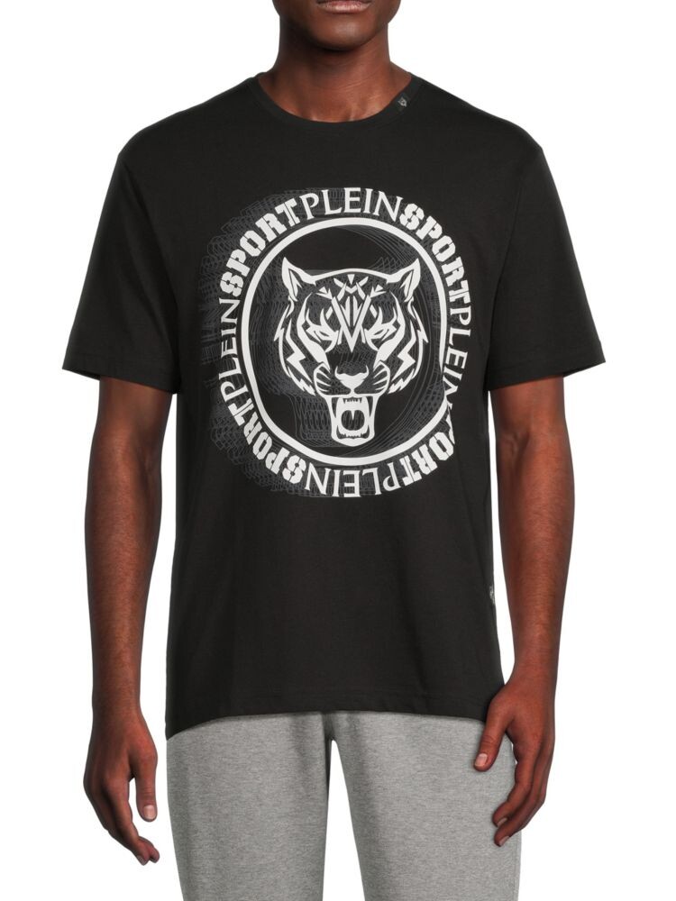 

Футболка с графическим рисунком Plein Sport, цвет Black White