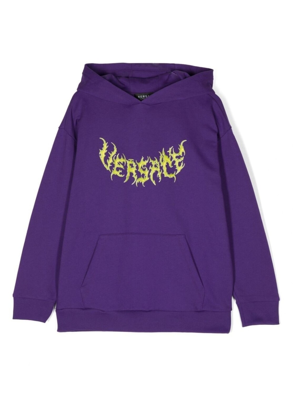 

Versace Kids худи с логотипом, фиолетовый