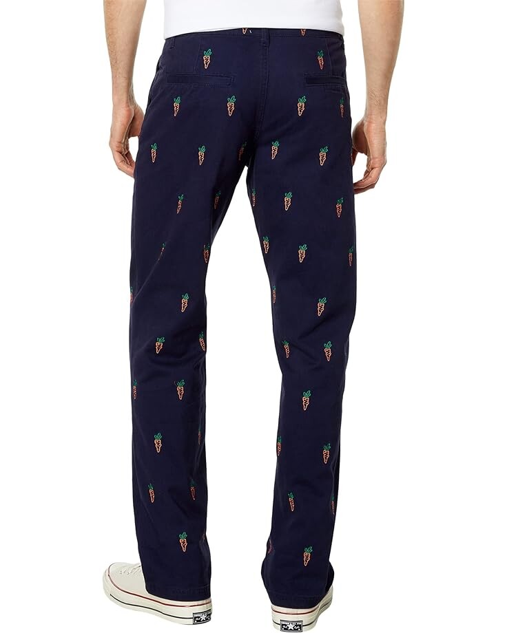 

Брюки Carrots By Anwar Carrots All Over Carrot Chino Pants, темно-синий