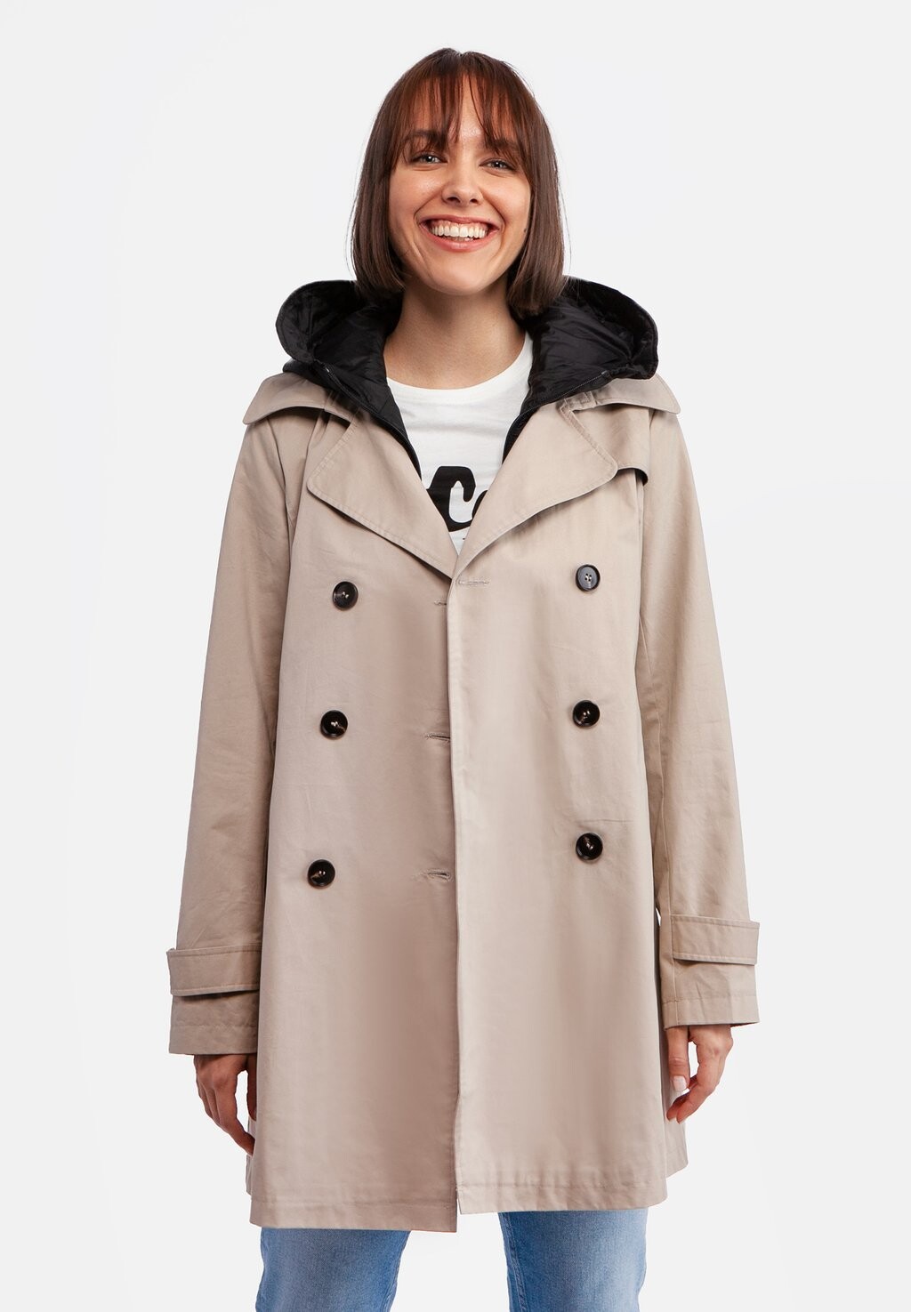 

Короткое пальто Lee Cooper, бежевый