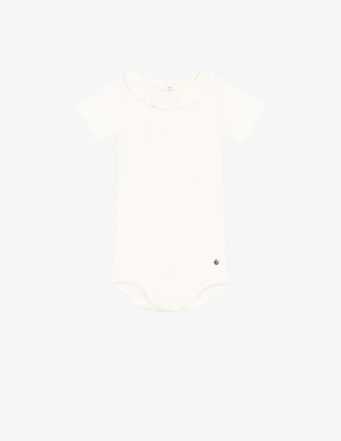 

Хлопковая футболка Petit Bateau, белый