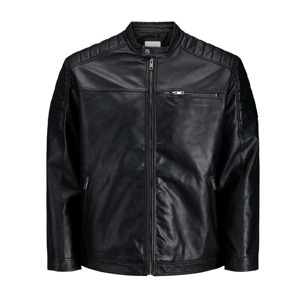 

Куртка Jack & Jones Blouson Simili Cuir Coupe Droite, черный