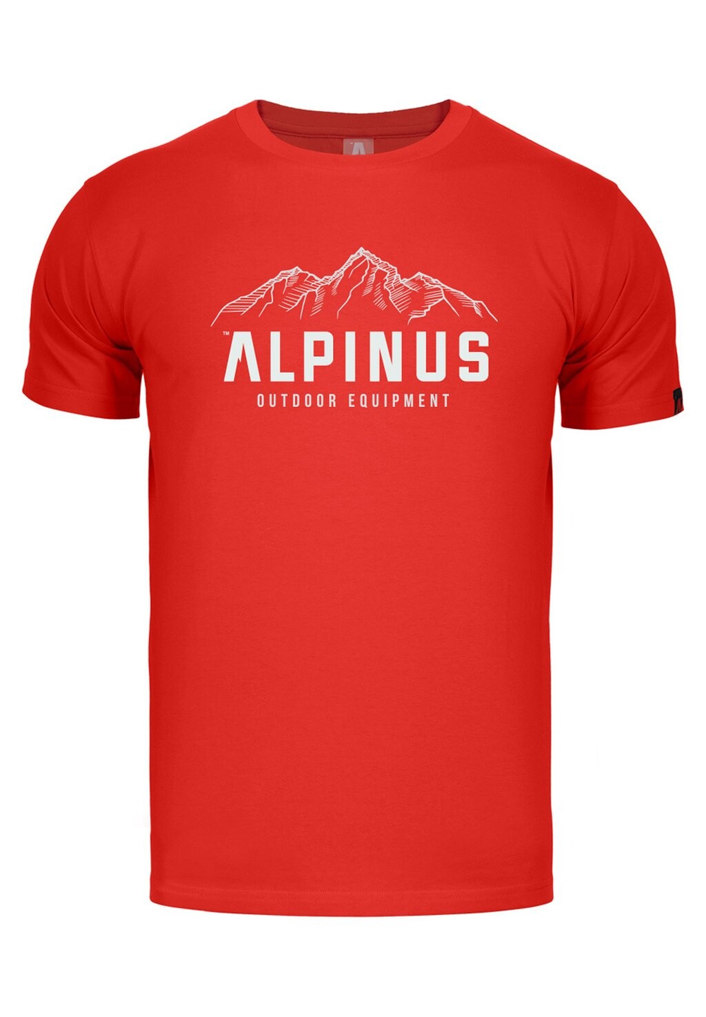 

Футболка с принтом Alpinus, красный