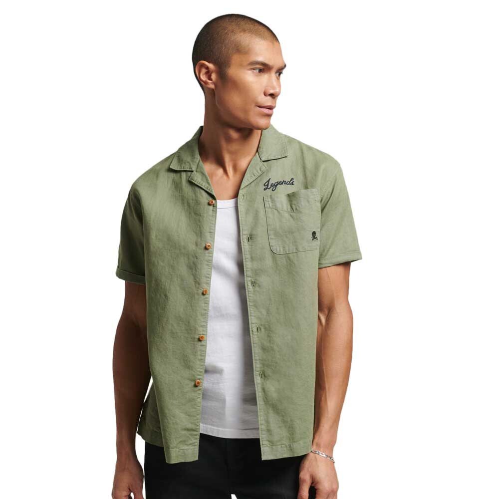 

Рубашка с коротким рукавом Superdry Vintage Resot, зеленый