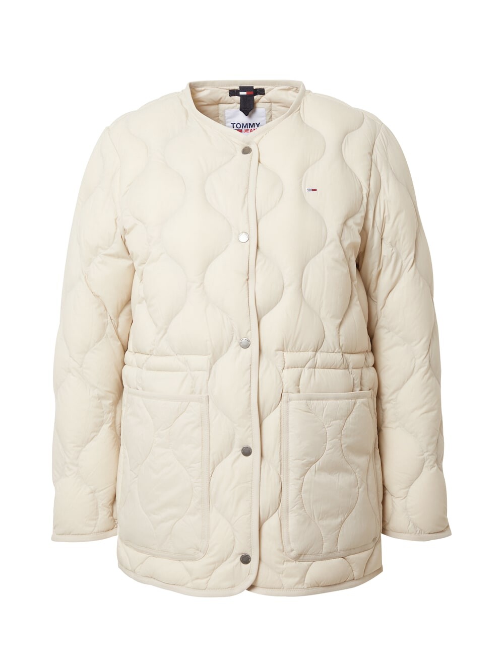 

Межсезонная куртка Tommy Jeans, крем