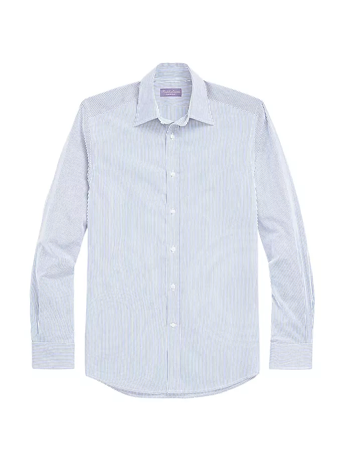 

Полосатая рубашка на пуговицах Ralph Lauren Purple Label, белый