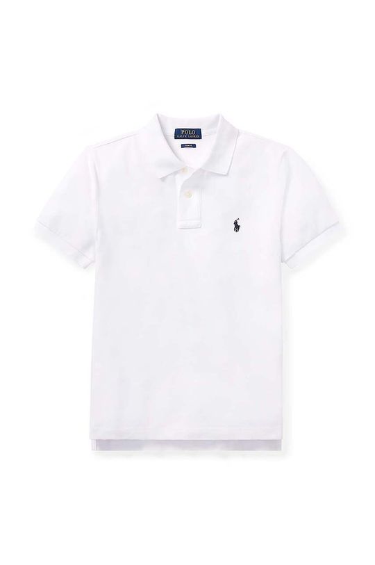 Детская футболка-поло 134-176 см. Polo Ralph Lauren, белый детская футболка поло 134 176 см polo ralph lauren серый