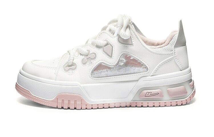 

Кроссовки WARRIOR Skateboarding Shoes Women's Low-top Light Beige, бежевый