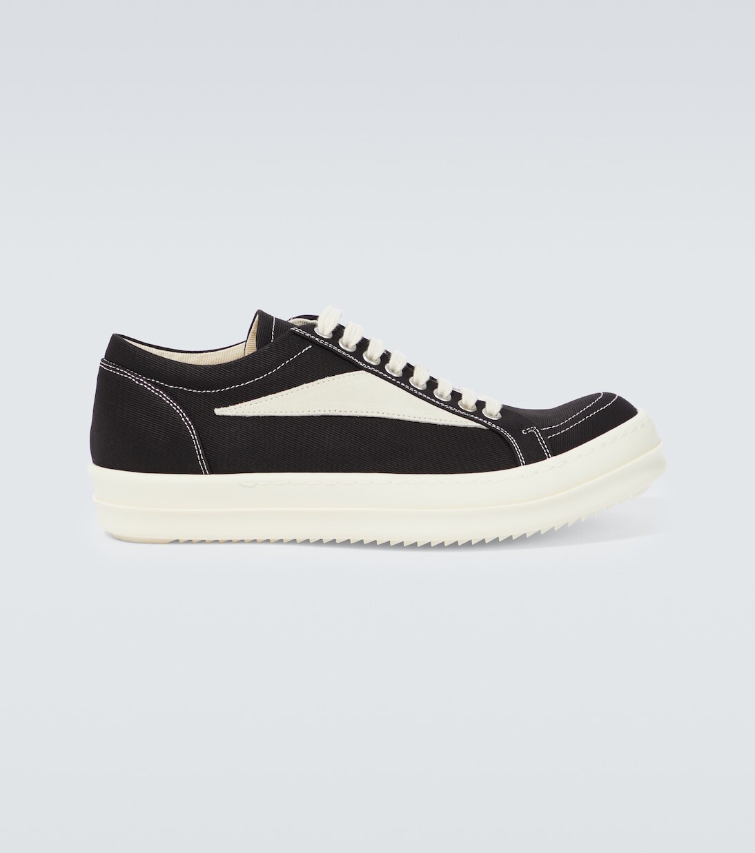 

Джинсовые кроссовки с кожаной отделкой Drkshdw By Rick Owens, черный