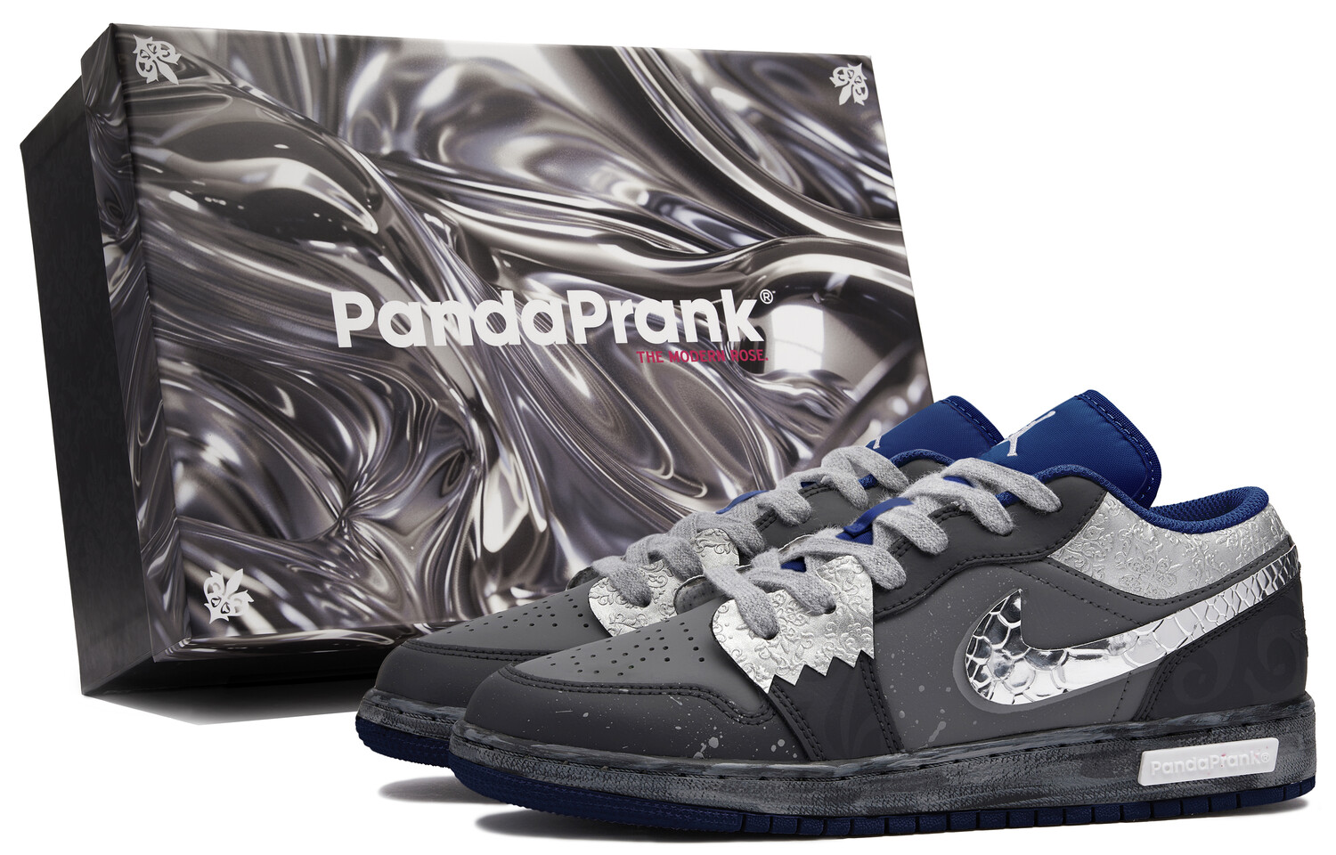 

Jordan Air Jordan 1 винтажные баскетбольные кроссовки мужские, Black/White/Gray