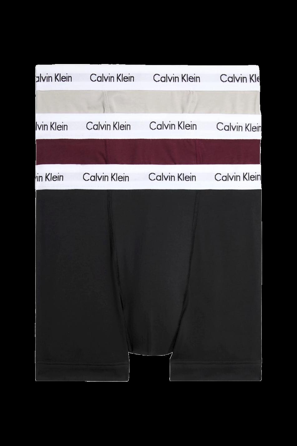 

Комплект из 3 эластичных хлопковых плавок CALVIN KLEIN, черный