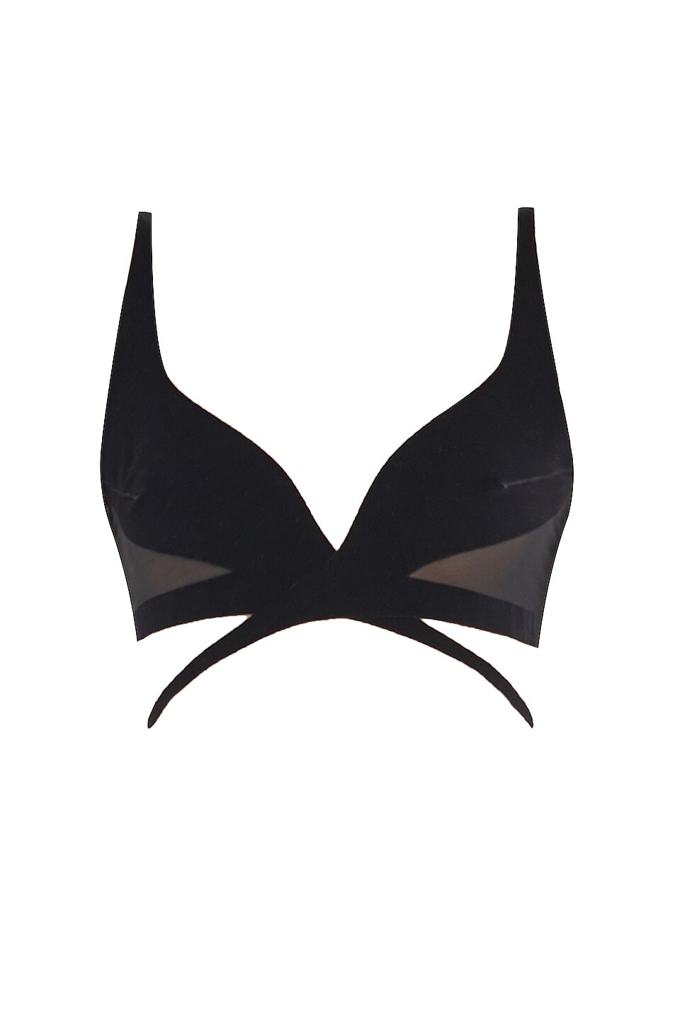 

Бюстгальтер Wolford X Mugler Flock Shaping, черный