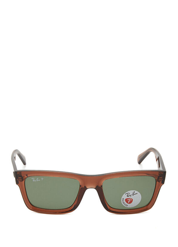 

Солнцезащитные очки квадратной формы Ray-Ban, коричневый