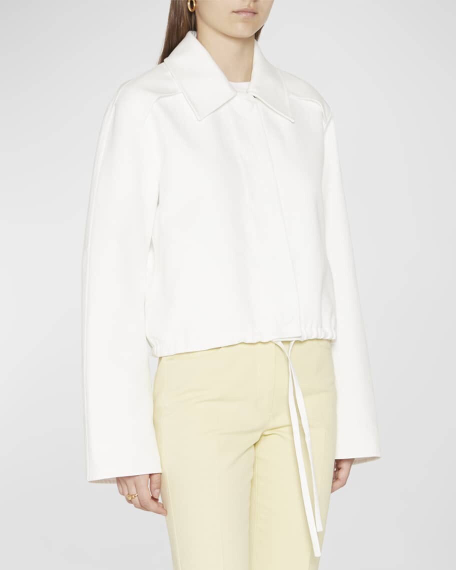 

Укороченная куртка свободного кроя с кулиской Jil Sander