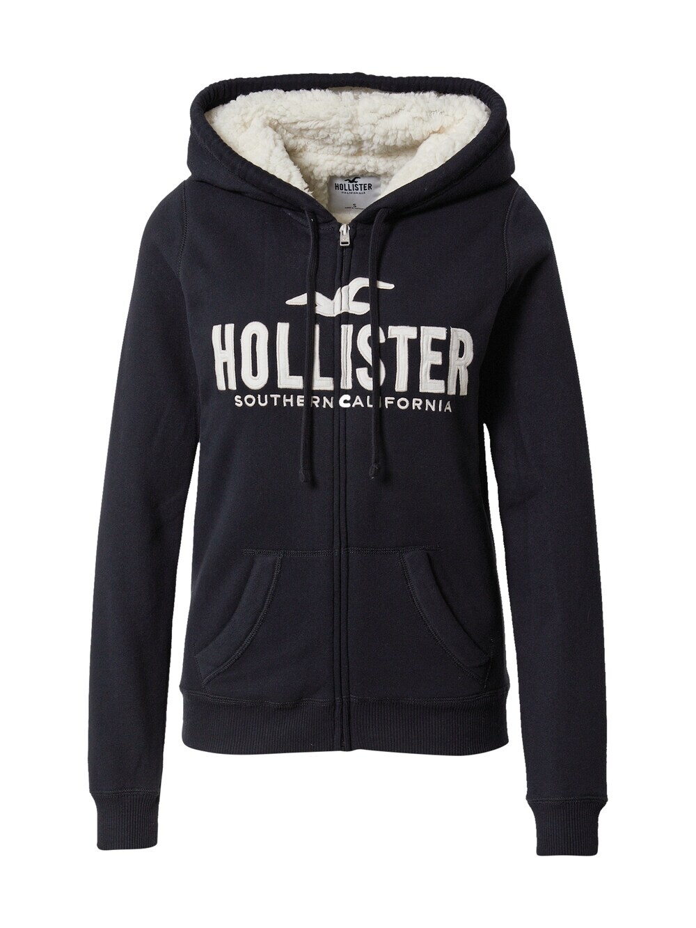 

Толстовка на молнии Hollister, черный
