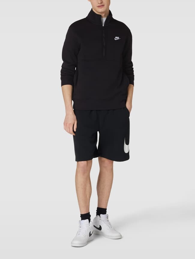 

Толстовка на короткой молнии, модель «CLUB» Nike, черный