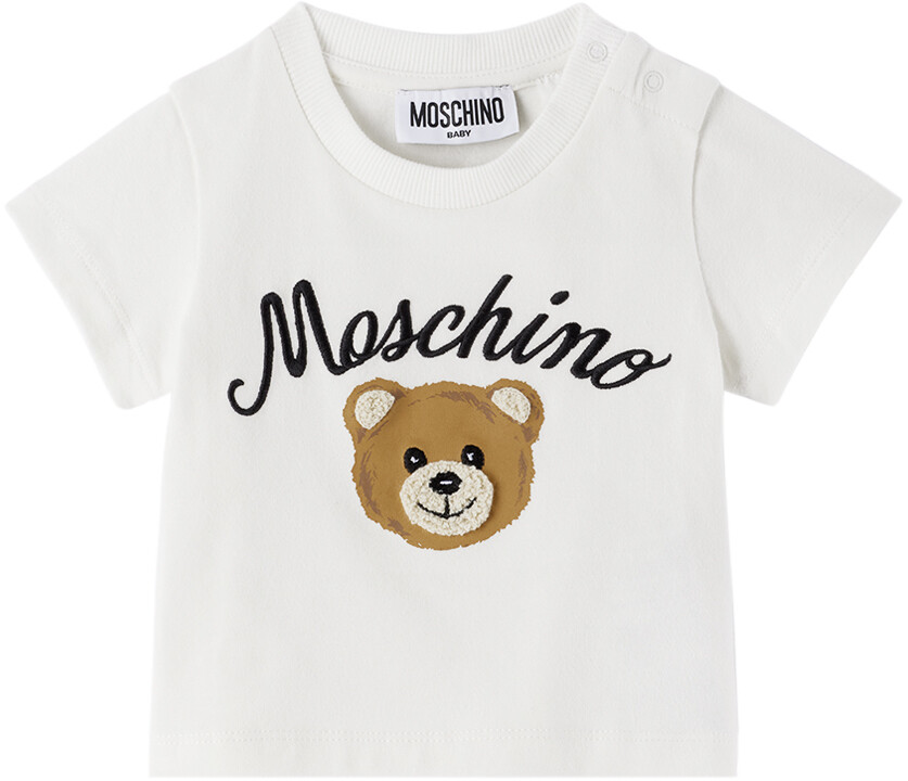 

Футболка Baby White Teddy Bear Cloud Moschino