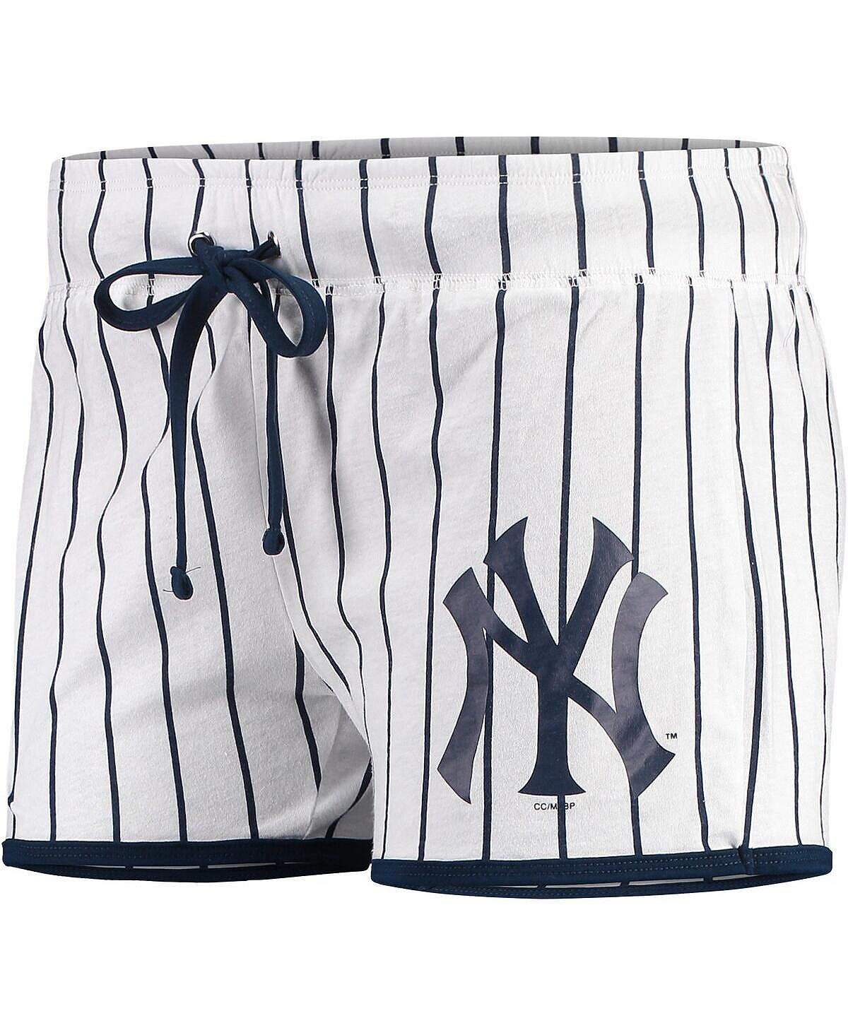 

Женские белые, темно-синие шорты для сна New York Yankees Vigor Concepts Sport