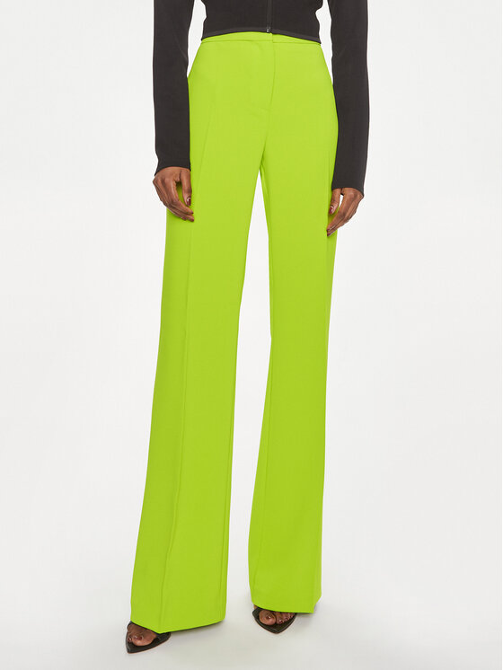 Тканевые брюки стандартного кроя Pinko, зеленый