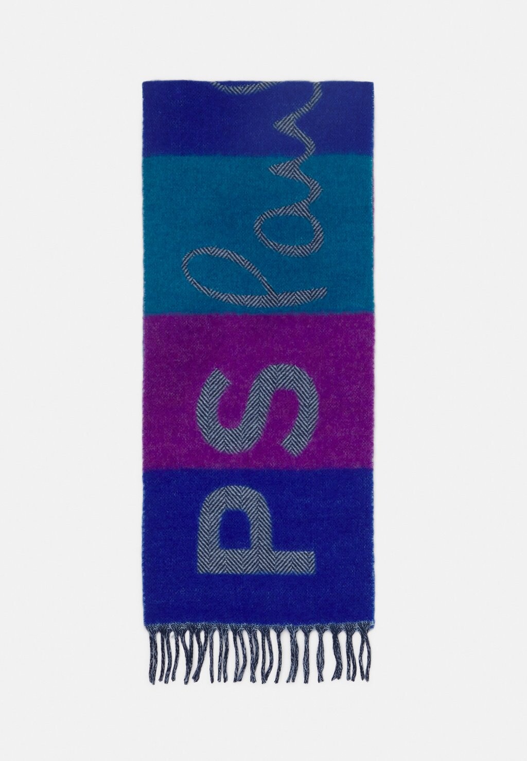 

Шарф МУЖСКОЙ ШАРФ CRUX LOGO UNISEX PS Paul Smith, синий