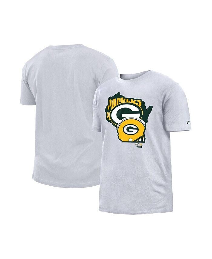 

Мужская белая футболка Green Bay Packers Gameday State New Era, белый