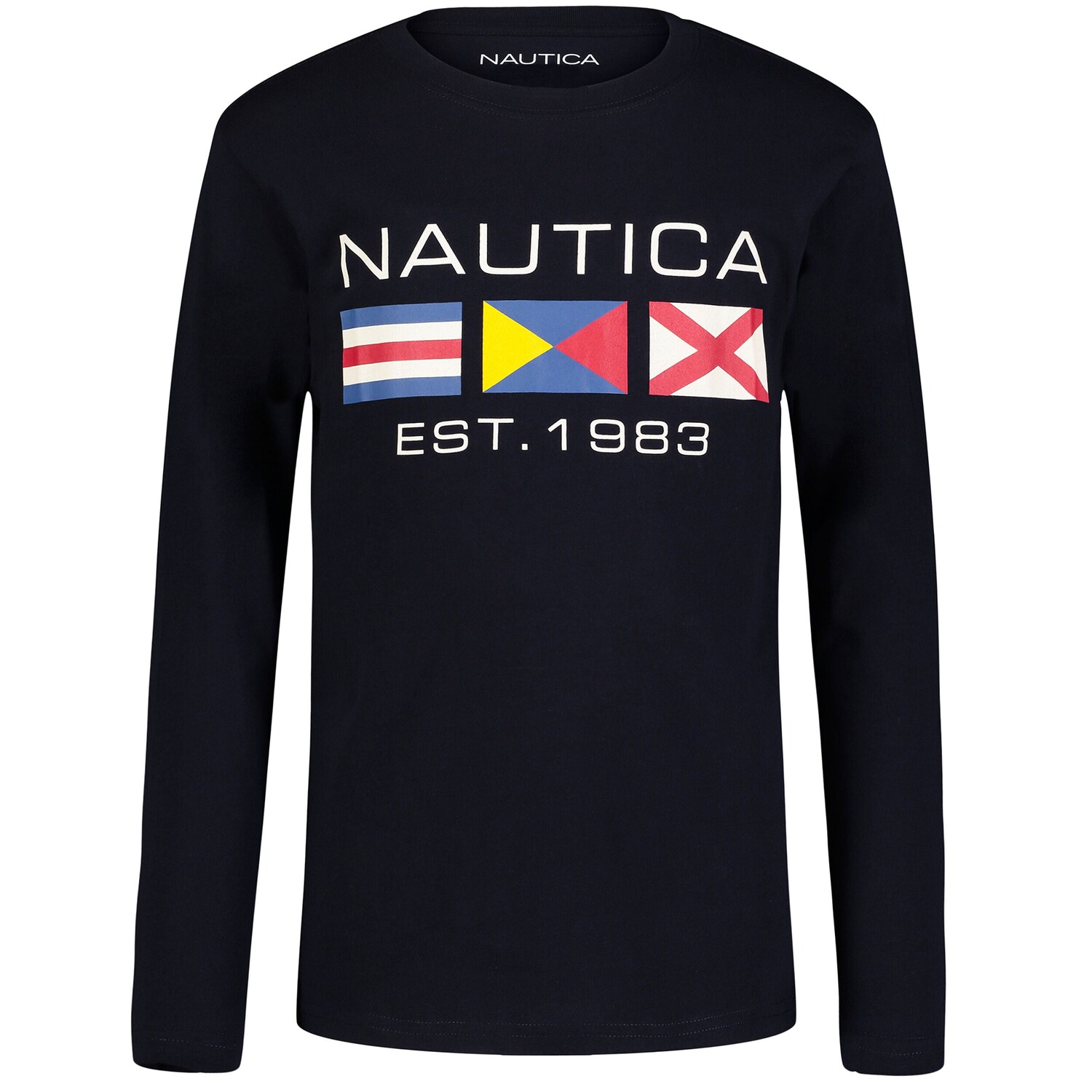 

Футболка Nautica Little Boys Icon с длинными рукавами (2T-7), цвет Seawater Blue Wash