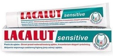 Зубная паста Sensitive, 75 мл Lacalut
