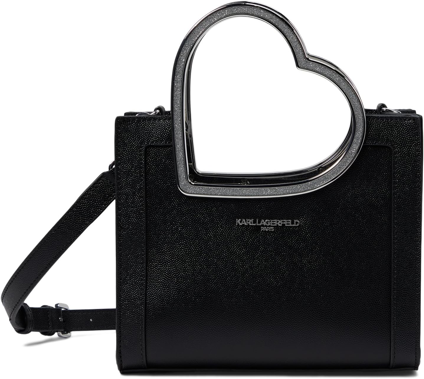 Маленькая сумка-тоут в стиле модерн Karl Lagerfeld Paris, цвет Black/Silver кроссовки karl lagerfeld kapri ikonic twin black silver