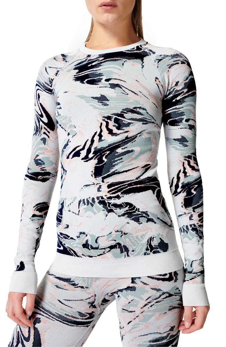 

Жаккардовая футболка базового слоя Glacier Mountain SWEATY BETTY