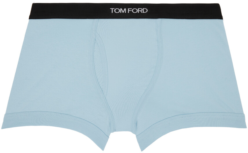 

Синие боксеры классического кроя Tom Ford, цвет Aqua