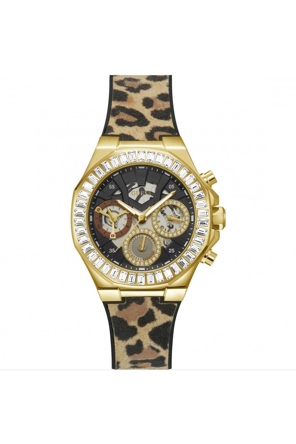

Модные аналоговые часы Rapture из нержавеющей стали - Gw0463L1 Guess, черный