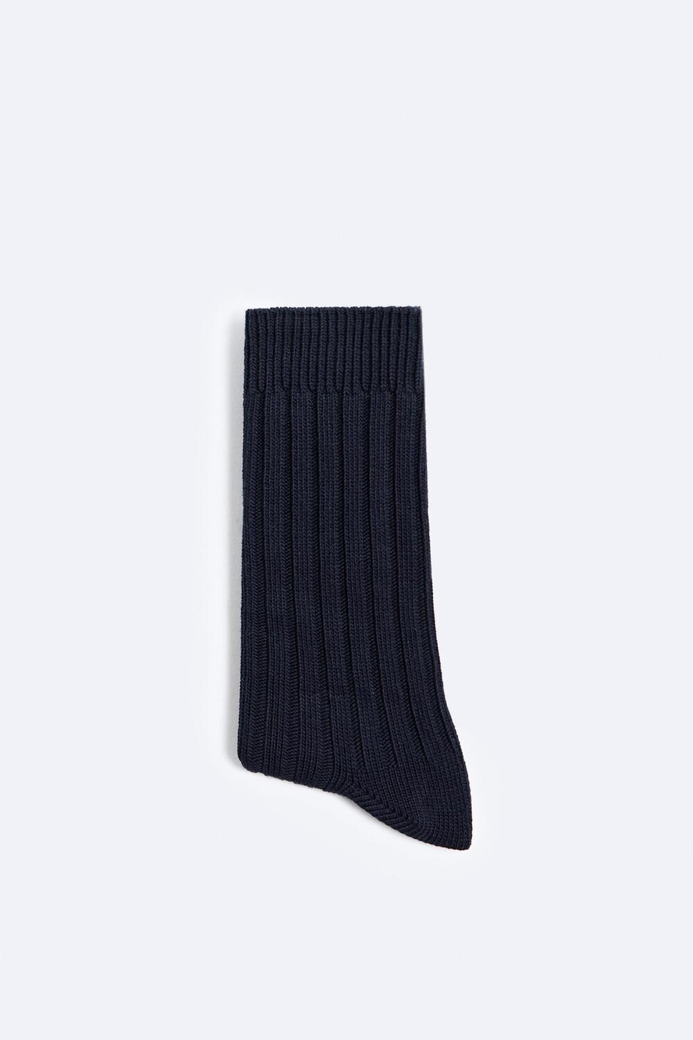 

Носки в ребрику ZARA, темно-синий