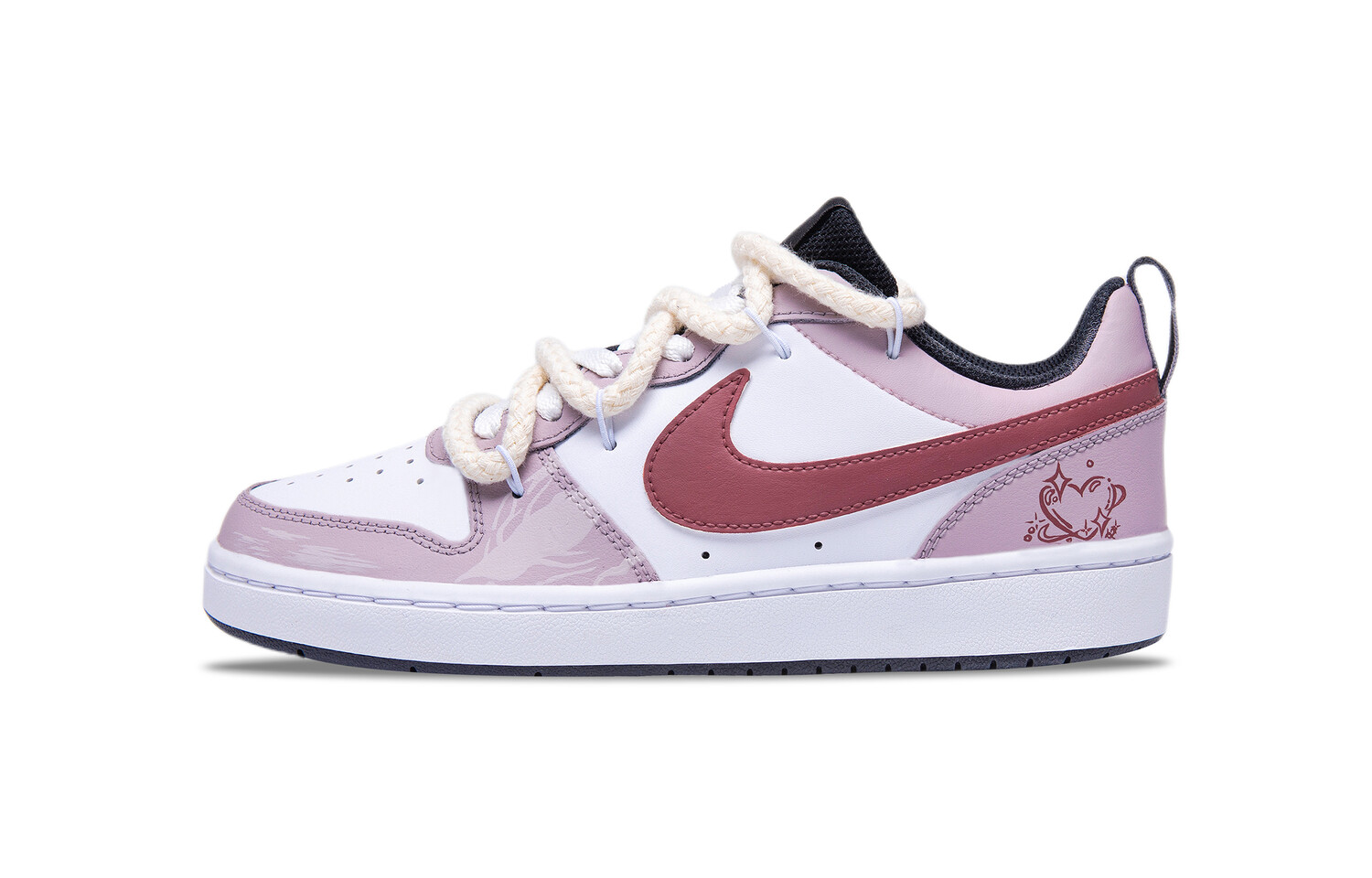 

Кроссовки Nike Court Borough Skateboarding Shoes Women's Low-top Pink/purple, фиолетовый