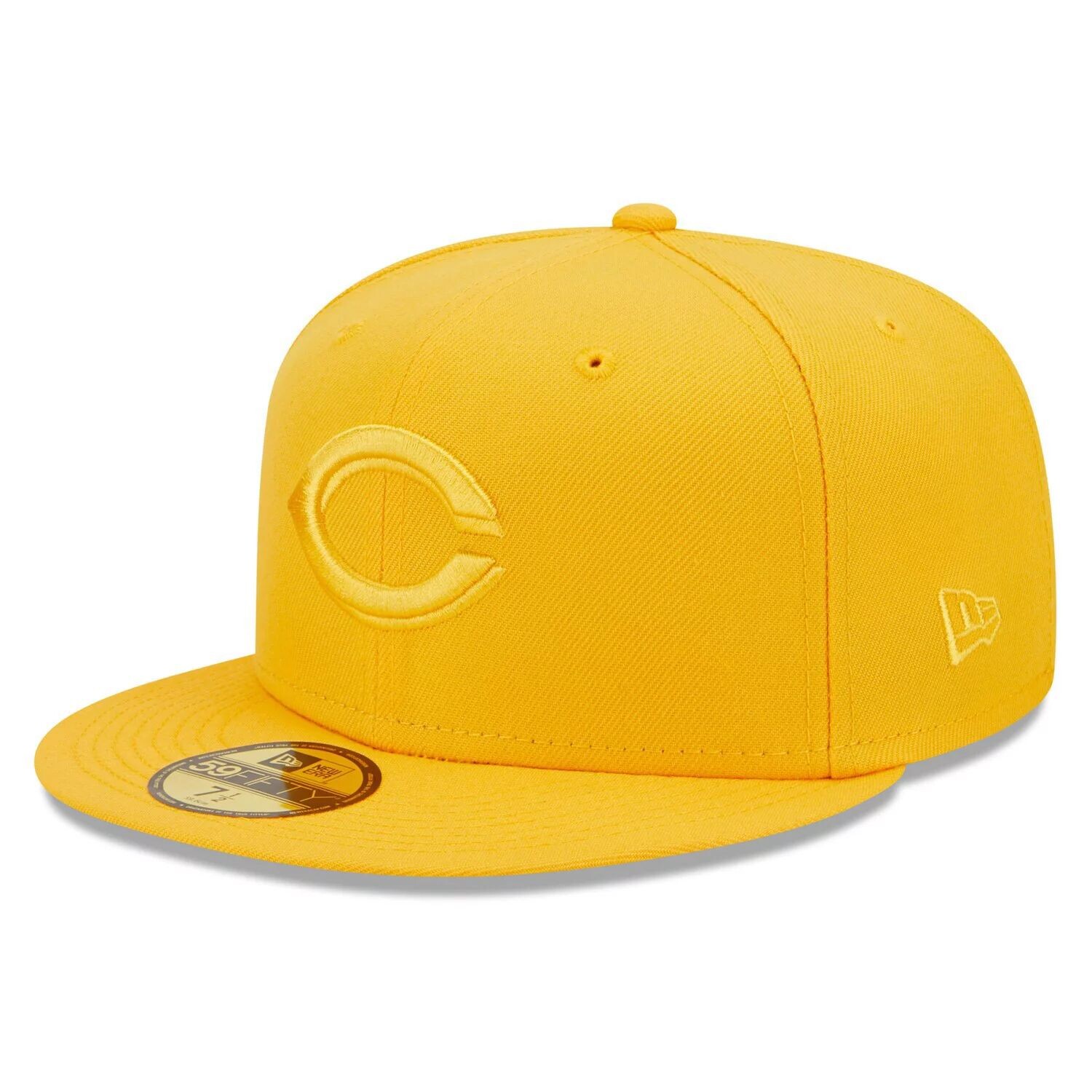 

Мужская приталенная шляпа New Era Gold Cincinnati Reds в тон 59FIFTY