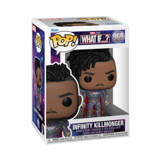Funko POP! Marvel What If...?, коллекционная фигурка, Infinity Killmonger фигурка funko pop bobble marvel what if infinity killmonger 58652