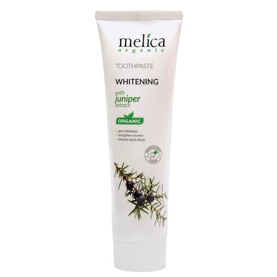 

Зубная паста Melica Organic Whitening с экстрактом можжевельника 100мл