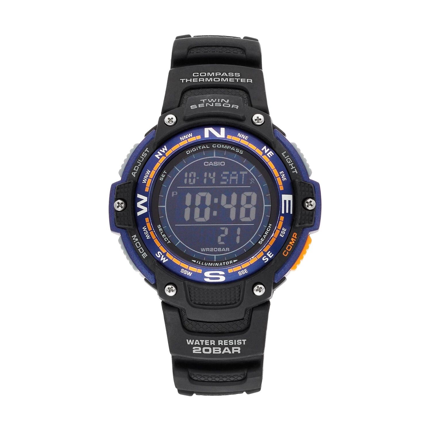 Twin sensor. Часы Casio SGW-100-1v. SGW-100-2b. SGW-500h-2b. Часы Касио Твин сенсор SGW 500h.