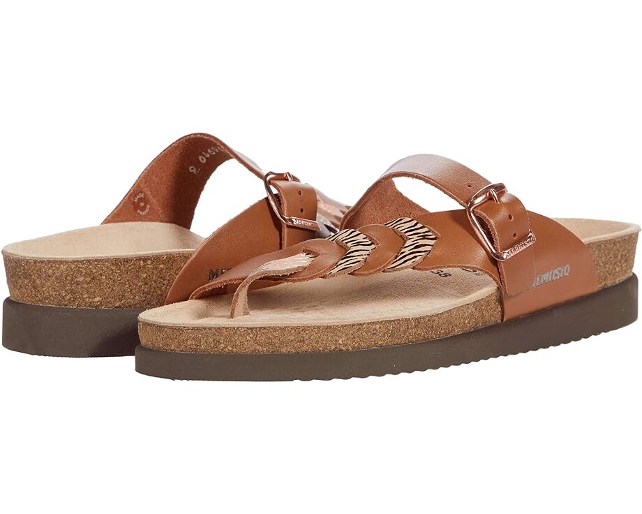 

Сандалии Mephisto Heleonore, цвет Camel Sandanyl/Zebra