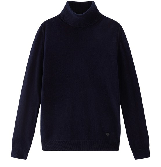 

Свитер с высоким воротником из смеси шерсти и кашемира Woolrich