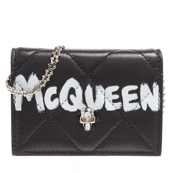 

Кошелек wallet black Alexander Mcqueen, черный