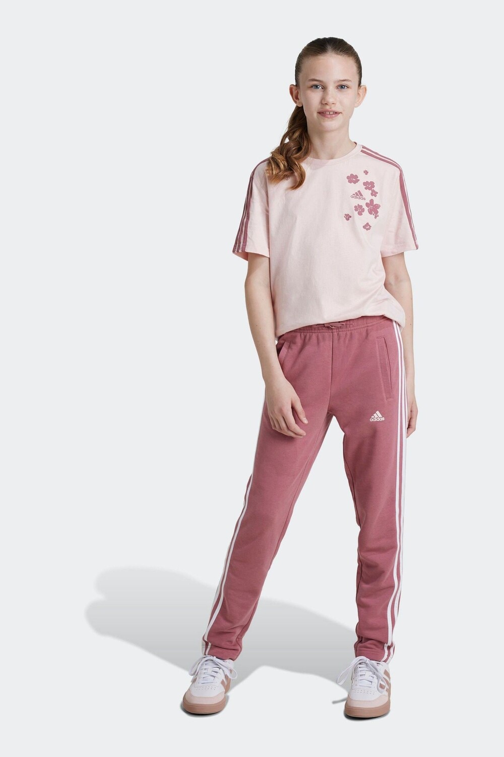 

Спортивные брюки Essentials с тремя полосками Adidas, красный