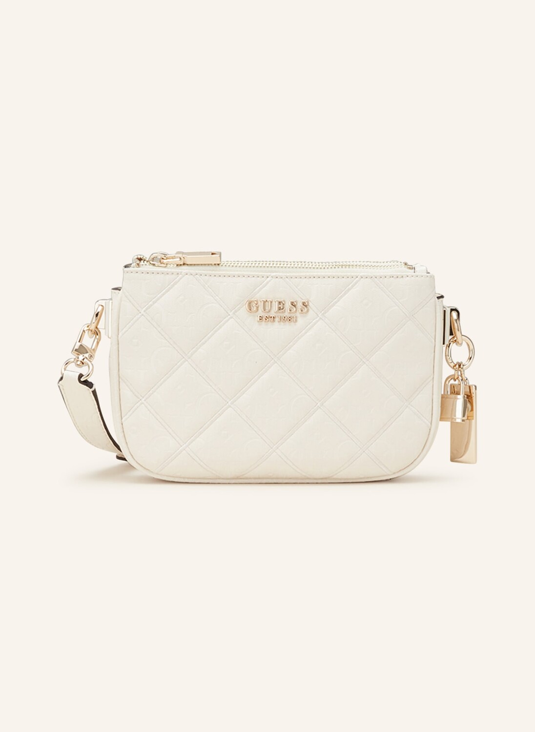 

Сумка через плечо GUESS CADDIE, экру